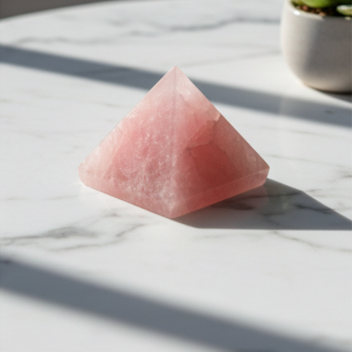 Rose Quartz Pyramid