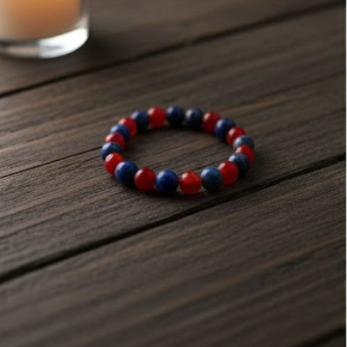 Red Carnelian & Lapis Lazuli