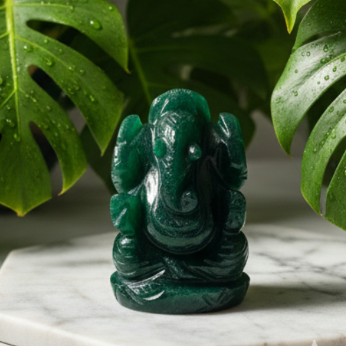 Green Jade Ganesh Ji