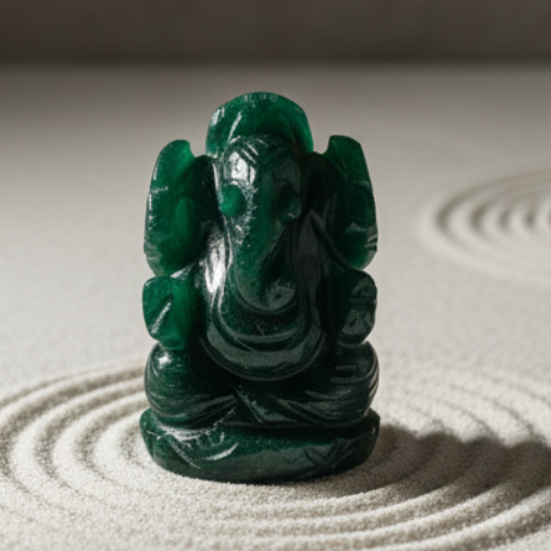 Green Jade Ganesh Ji