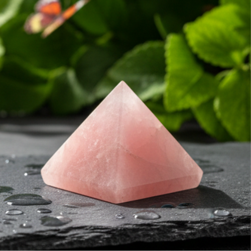 Rose Quartz Pyramid