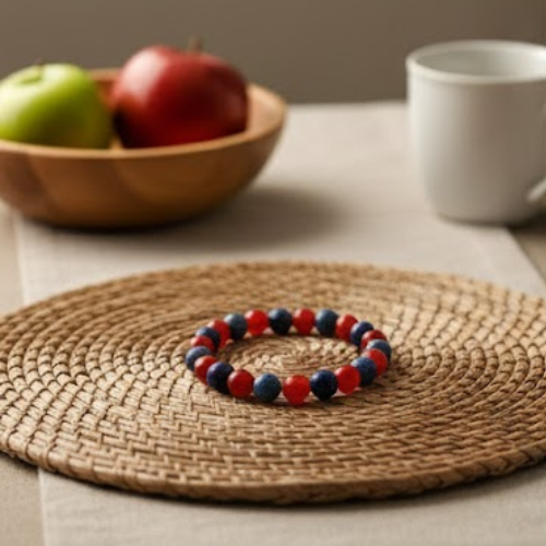 Red Carnelian & Lapis Lazuli