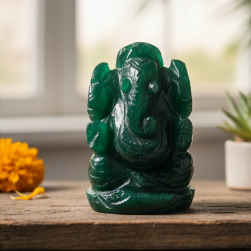 Green Jade Ganesh Ji
