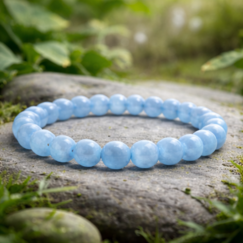 Aquamarine Crystal Bracelet