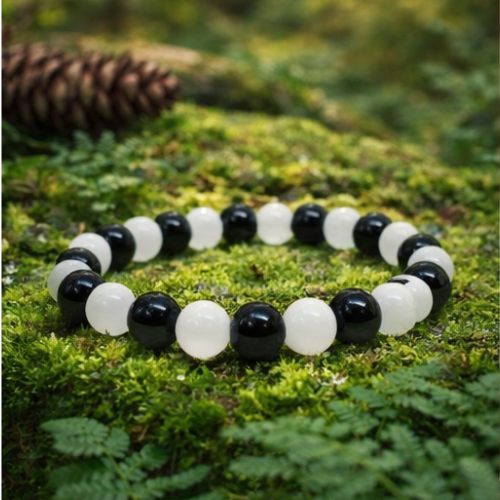 Black Tourmaline & Selenite