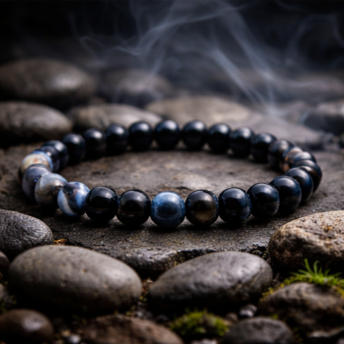 Black Hakik  Crystal Bracelet