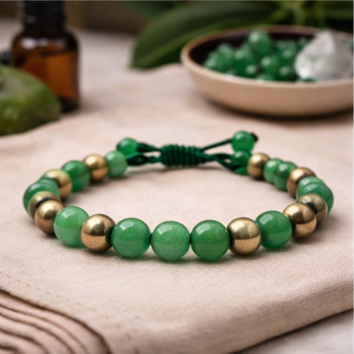 Green Aventurine & Golden Pyrite